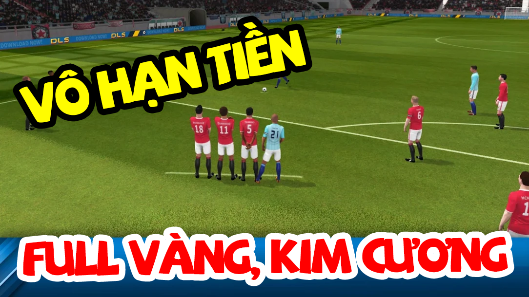 Hình ảnh Dream league soccer 2022 full Vàng + Kim cương