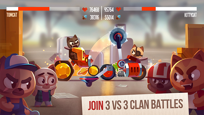 Tải Cats Crash Arena Turbo Stars MOD APK