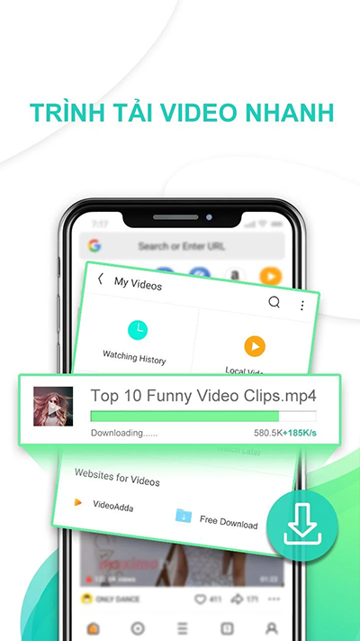 Tải UC Browser Mini APK