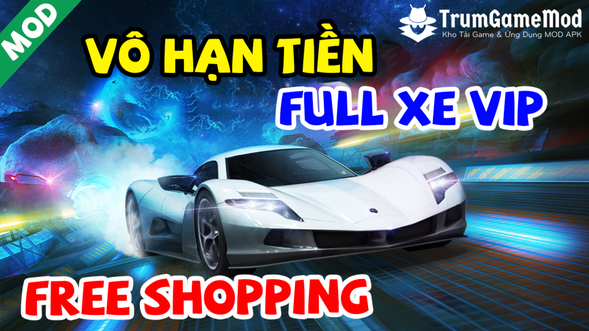 Asphalt 8 Airborne Mod APK (Vô Hạn Tiền, Full Xe VIP, Full Token)