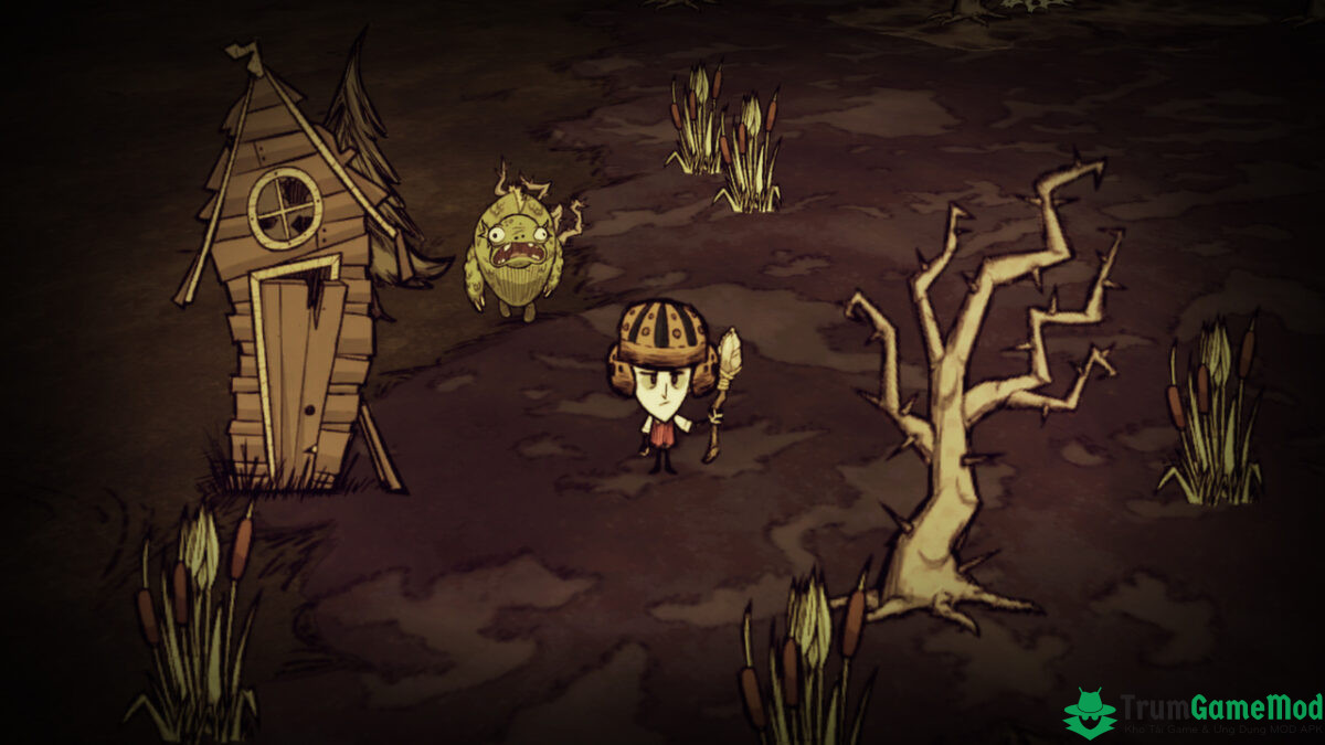 Don't Starve Apk, thời tiết không chỉ là một yếu tố môi trường mà còn là mối đe dọa