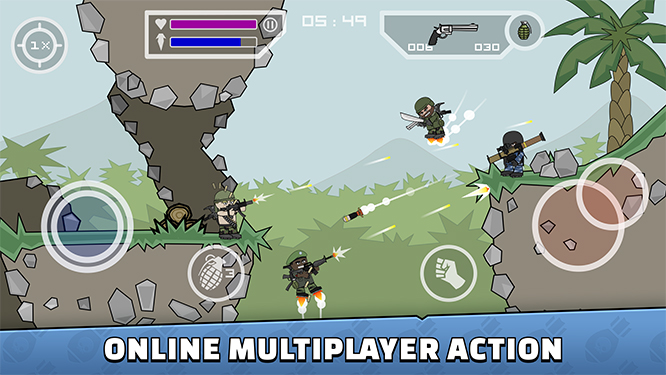 Tải Doodle Army 2 Mini Militia MOD APK