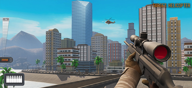 Đồ họa và âm thanh trong Sniper 3D MOD APK