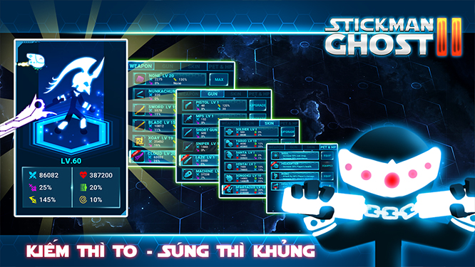 Tải Stickman Ghost 2 Galaxy Wars MOD APK