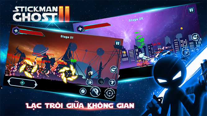 Tải Stickman Ghost 2 Galaxy Wars MOD APK