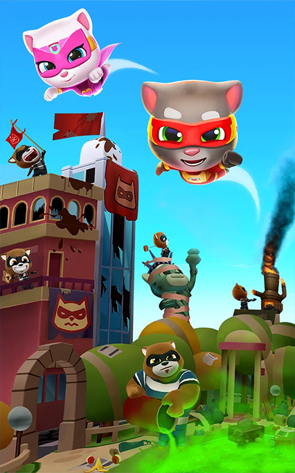 Tải Talking Tom Hero Dash MOD APK