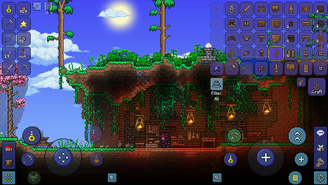 Tính năng nổi bật game Terraria MOD APK