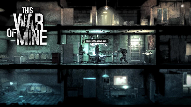 Đồ họa 2D ấn tượng trong This War Of Mine APK