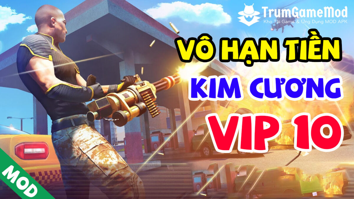 Hack Gangstar Vegas (Vô Hạn Tiền, Kim Cương, VIP 10)