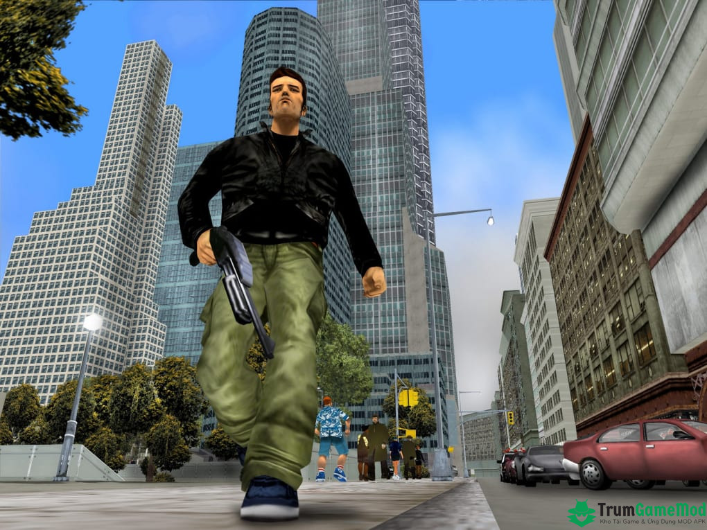 Phiêu lưu trong thế giới bạn phạm  trong gta 3 mod apk