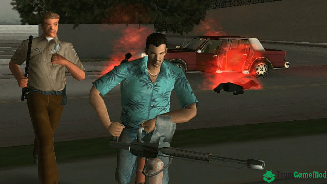 GTA Vice City APK, bạn sẽ tham gia vào các nhiệm vụ theo thời gian thực