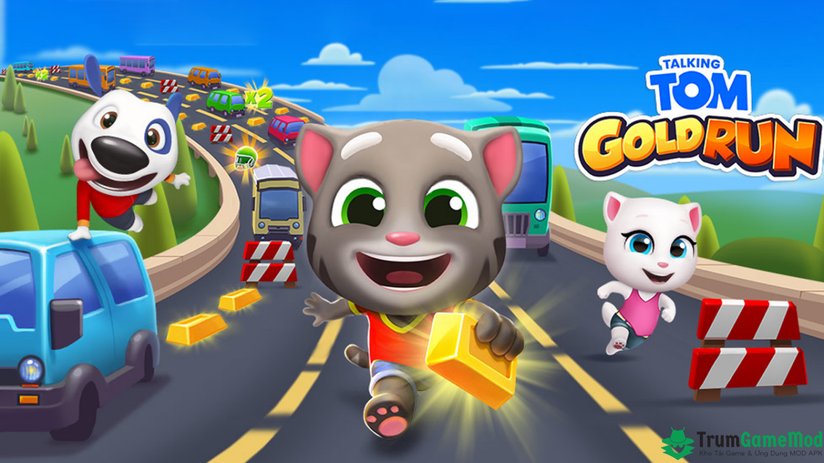 Trong cuộc hành trình xây dựng ngôi nhà cho Tom trong hack Talking Tom Gold Run