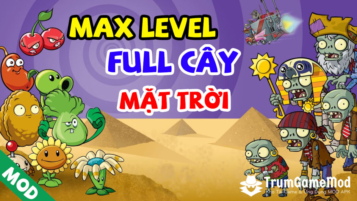 Hình ảnh Plants Vs Zombies 2 Hack Max Level 2022