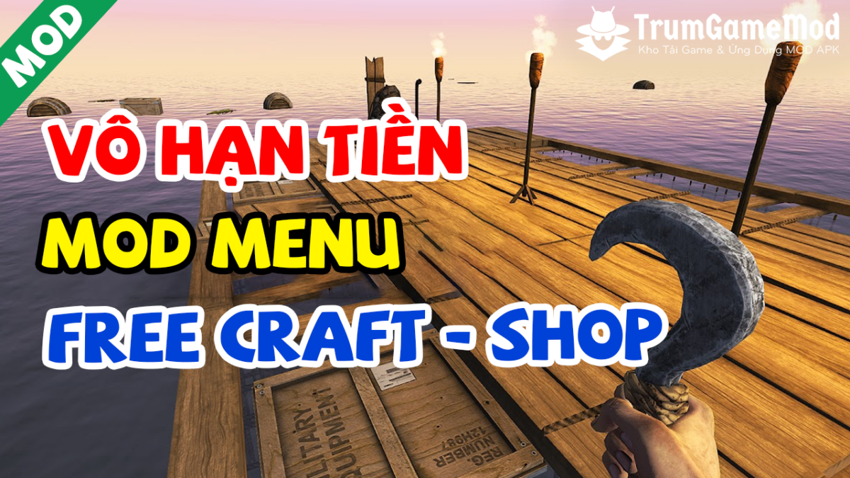 Giới thiệu game Raft Survival: Ocean Nomad Hack