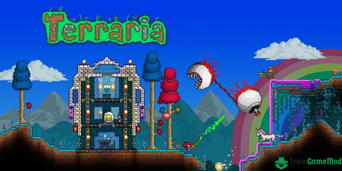 Nhiệm vụ không cố định trong game Terraria MOD APK