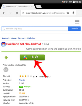 cach cai dat game pokemon go tren android 1 Cách cài đặt game Pokemon GO trên Android