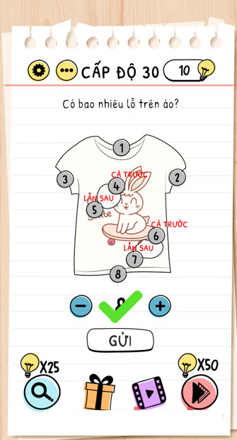 cach giai brain test day du level 1 346 lien tuc cap nhat 6 Cách Giải Brain Test đầy đủ Level 1 → 346 (Liên tục cập nhật)