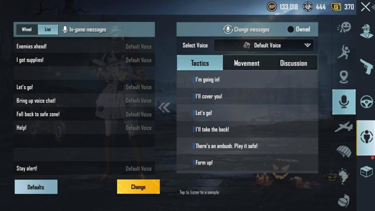 cach thay doi giong noi trong pubg mobile tren android va ios 11 Cách thay đổi giọng nói trong PUBG Mobile trên Android và iOS