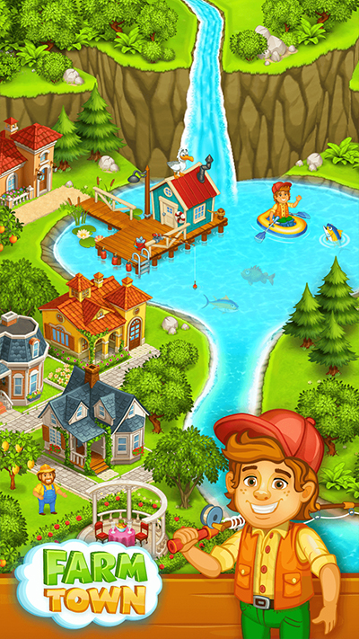 Tải game Farm Town MOD APK