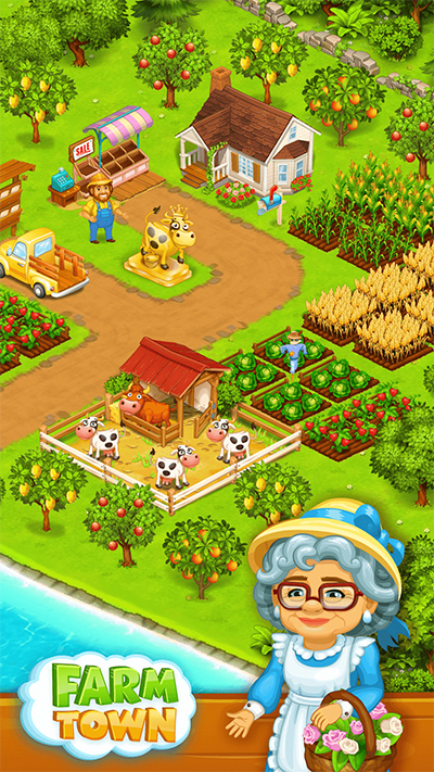 Tải game Farm Town MOD APK