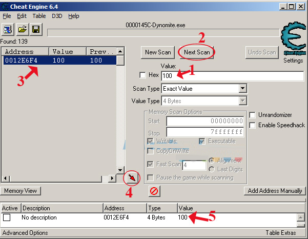 huong dan cach dung cheat engine 66 65 64 de thay doi thong so choi game 4 Hướng dẫn cách dùng Cheat Engine 6.6, 6.5, 6.4 để thay đổi thông số chơi game