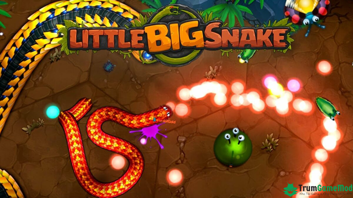 Thách thức người chơi khác trong hack Little Big Snake