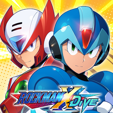 logo rockman x dive MEGA MAN X DiVE