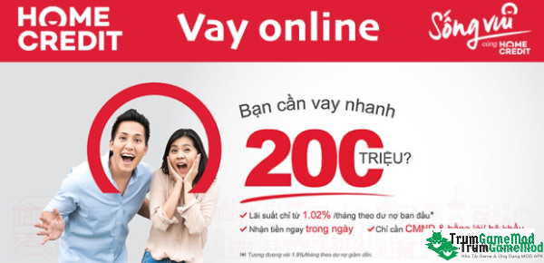 Ứng dụng Home Credit là sản phẩm của tập đoàn Home Credit