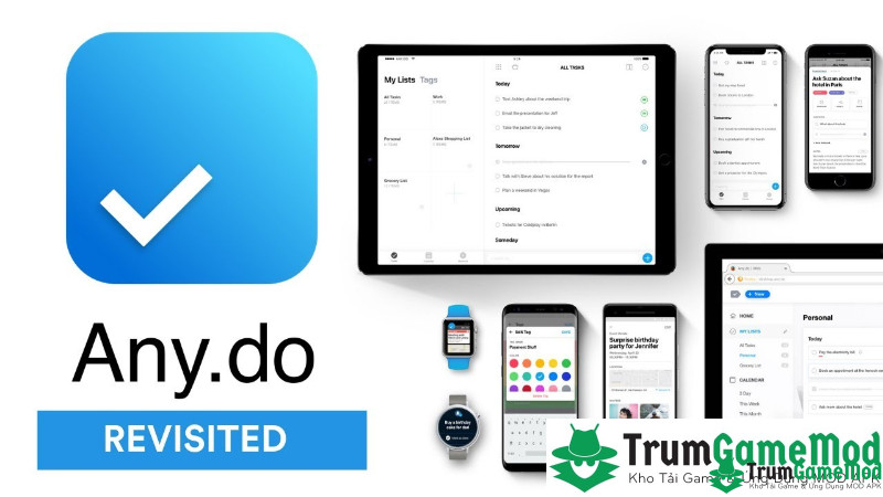 Any.do - phần mềm tác vụ không thể thiếu trong thời đại 4.0