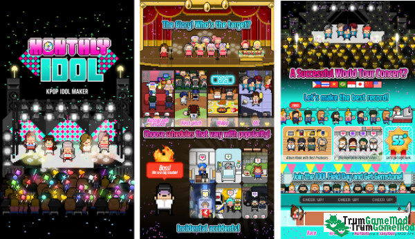 Cốt truyện trong game Monthly Idol vô cùng hấp dẫn