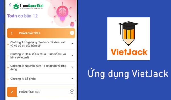 Những tính năng nổi trội của app Vietjack