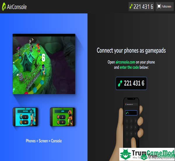 AirConsole mang đến một không gian giải trí tuyệt vời trên điện thoại di động