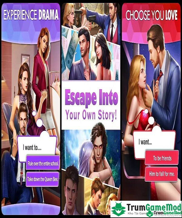 Escape: Interactive Stories với những trải nghiệm các mẩu chuyện nhỏ khác nhau