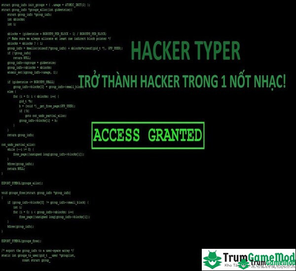 Ứng dụng Hacker Typer được nhiều người đánh giá cao về tính giải trí