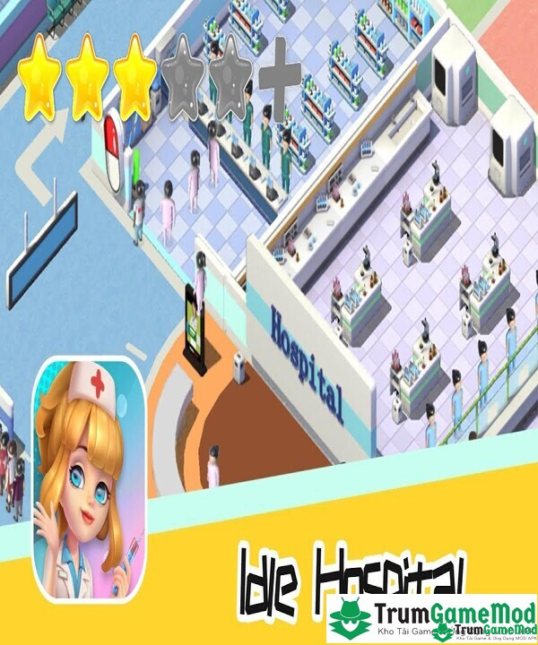 Trải nghiệm những điều thú vị chỉ có trong Idle Hospital Tycoon