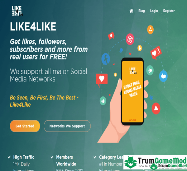 Hướng dẫn tải ứng dụng Like4Like Apk cho Android, iOS hoàn toàn miễn phí