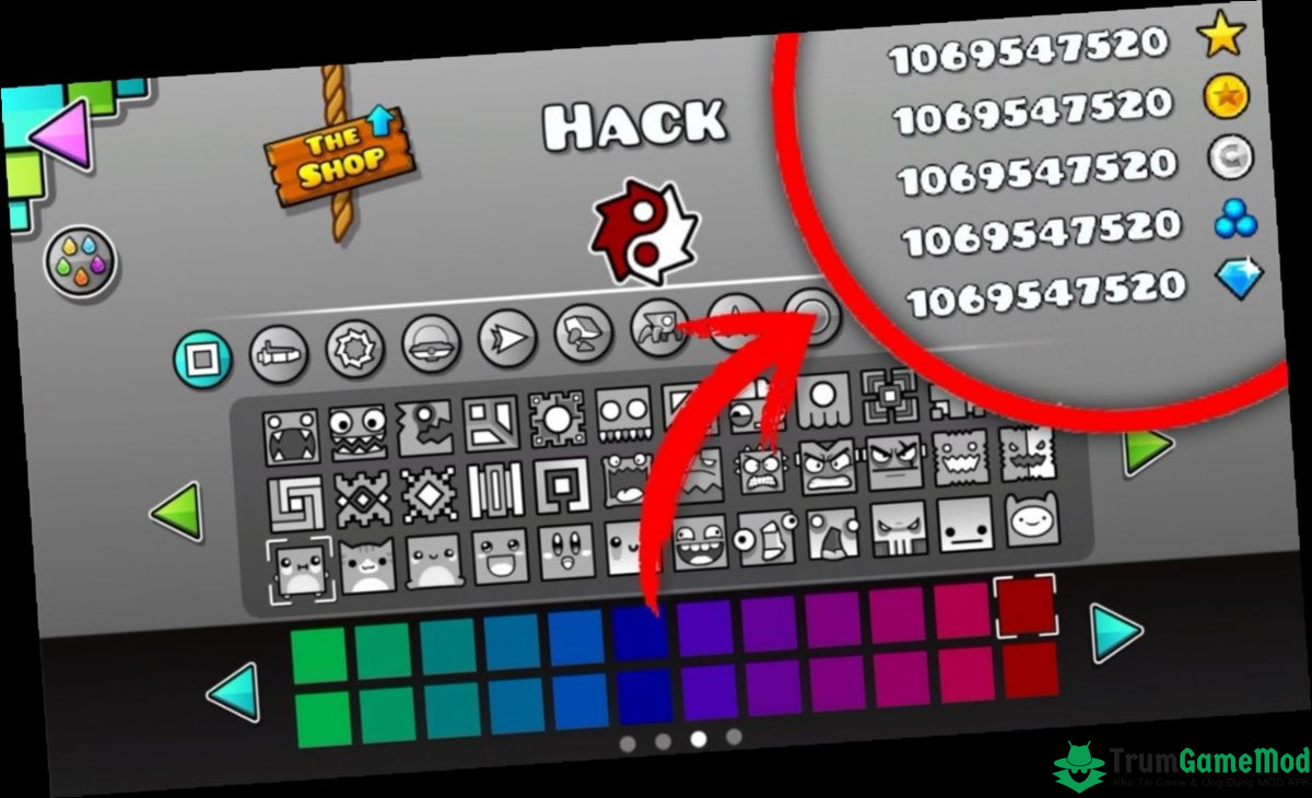 Đa dạng các chế độ chơi trong Geometry Dash Hack