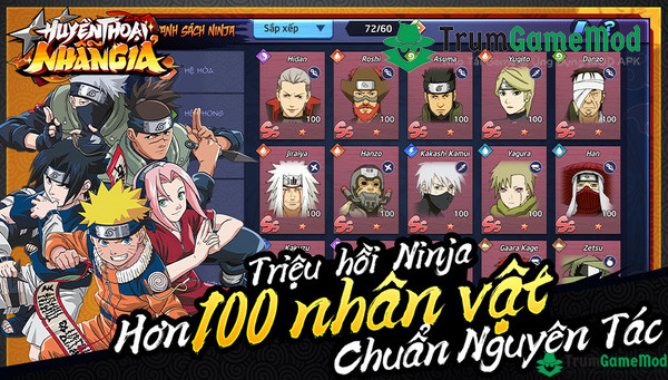 Giới thiệu về game nhập vai Huyền Thoại Nhẫn Giả Mod APK