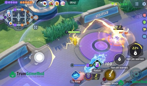 Chi tiết bản đồ trong Pokemon Unite