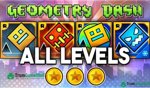 Một số những câu hỏi về game Geometry Dash Lite