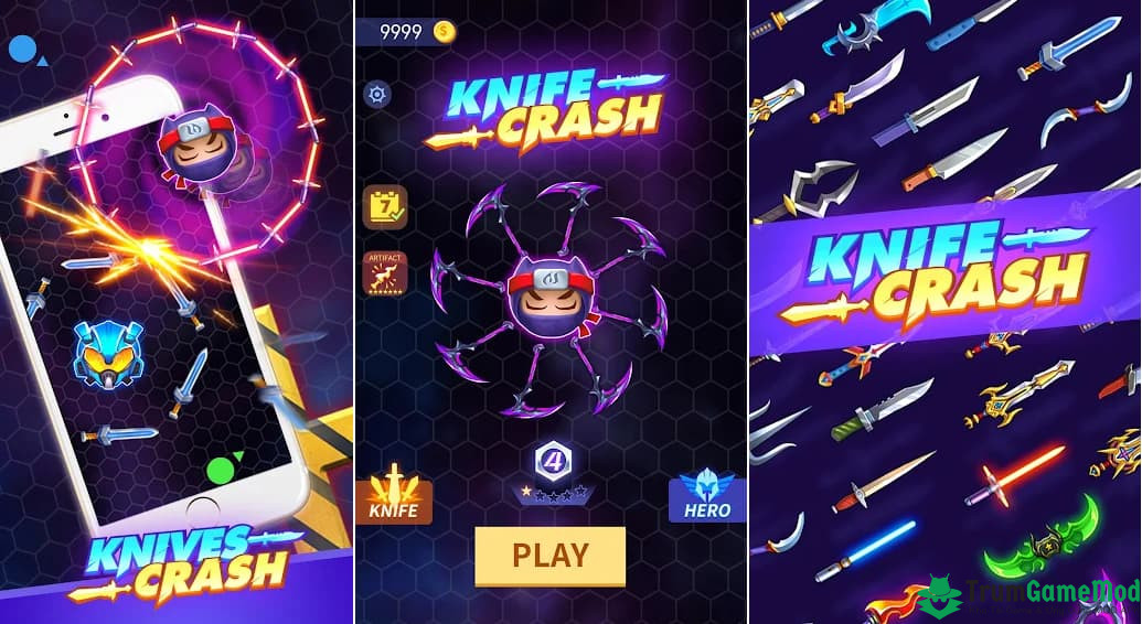 knives crash hack 2 Tải Knives Crash MOD APK (Mod kim cương, Đá quý) 1.0.29