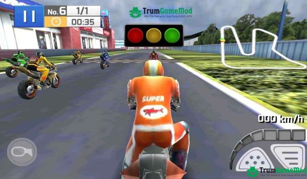 Real Drag Bike Racing Mod sở hữu 10 siêu xe chuyên nghiệp