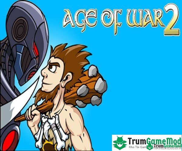 Age of War 2 lấy bối cảnh từ thời hoang tàn sơ khai tới lúc thời kỳ hiện đại