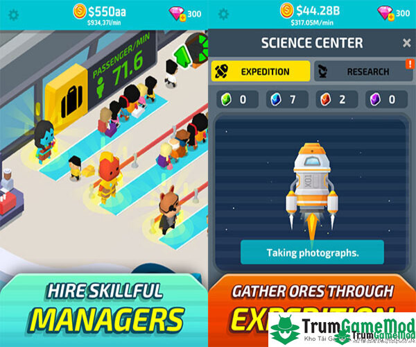 Space Inc MOD được phát triển bởi Lion Studios được hàng triệu game thủ yêu thích