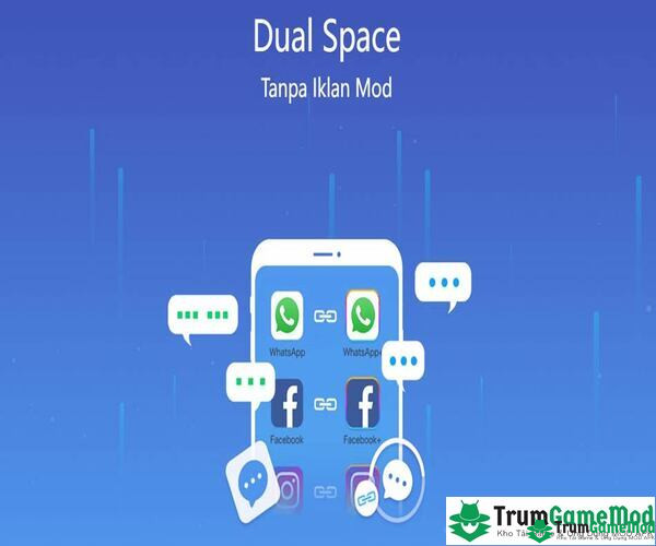 List tính năng chính của ứng dụng Dual Space MOD người dùng nên tham khảo