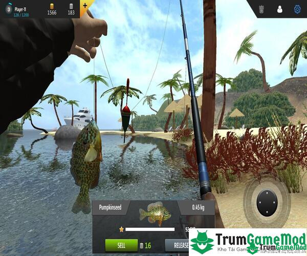 Game câu cá Professional Fishing MOD được rất nhiều anh em người chơi yêu thích 