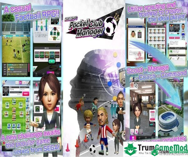 Hướng dẫn chi tiết cách download SEGA Pocket Club Manager cho điện thoại iOS, Android