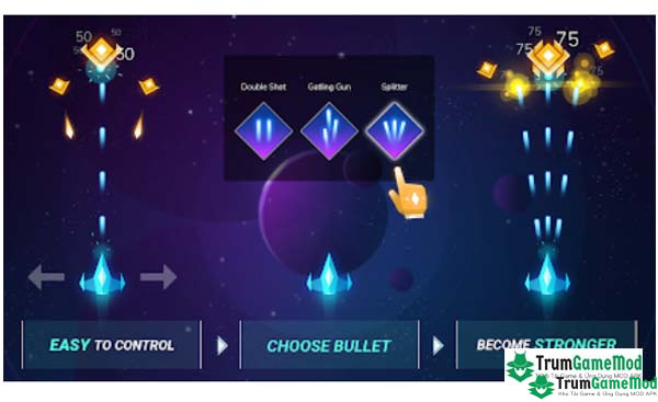 Shootero Space Shooting Game 3 Tải ứng dụng Shootero Space Shooting Game MOD APK (Đá quý) 1.3.32