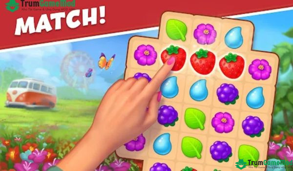 Tham gia game giải đố match-3 thú vị