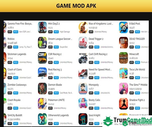 Game mod là sự thay đổi cấu trúc một số phần data của game vẫn đảm bảo tính hợp pháp